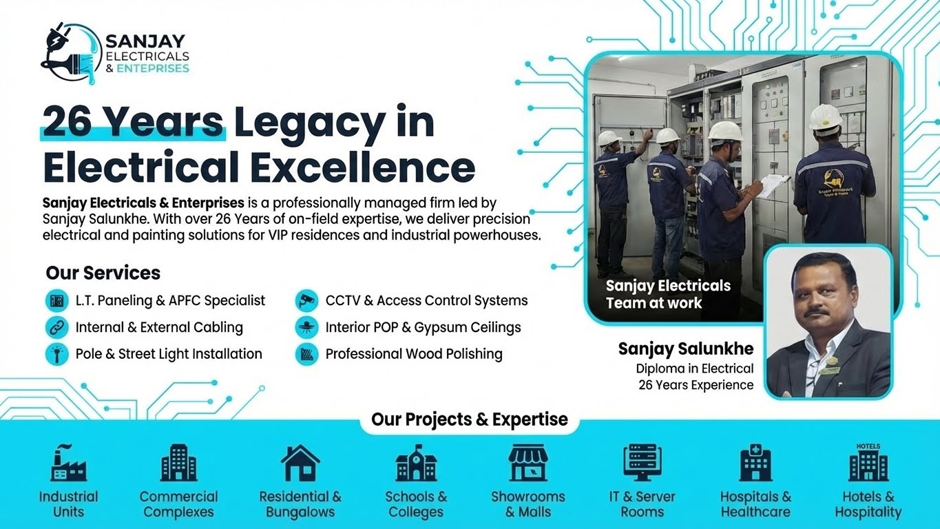 Sanjay Electricals & Enterprises - Firm Profile - 26 Years Legacy in Electrical Excellence