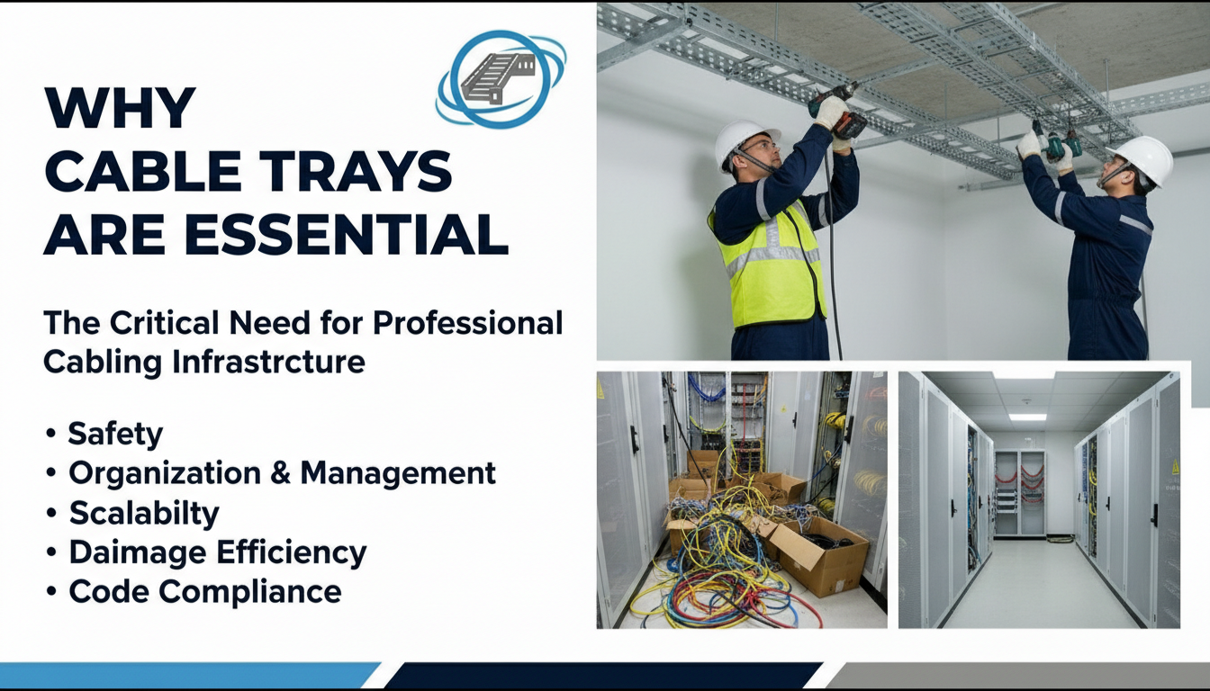 Why Cable Trays Are Essential: The Critical Need for Professional Cabling Infrastructure
