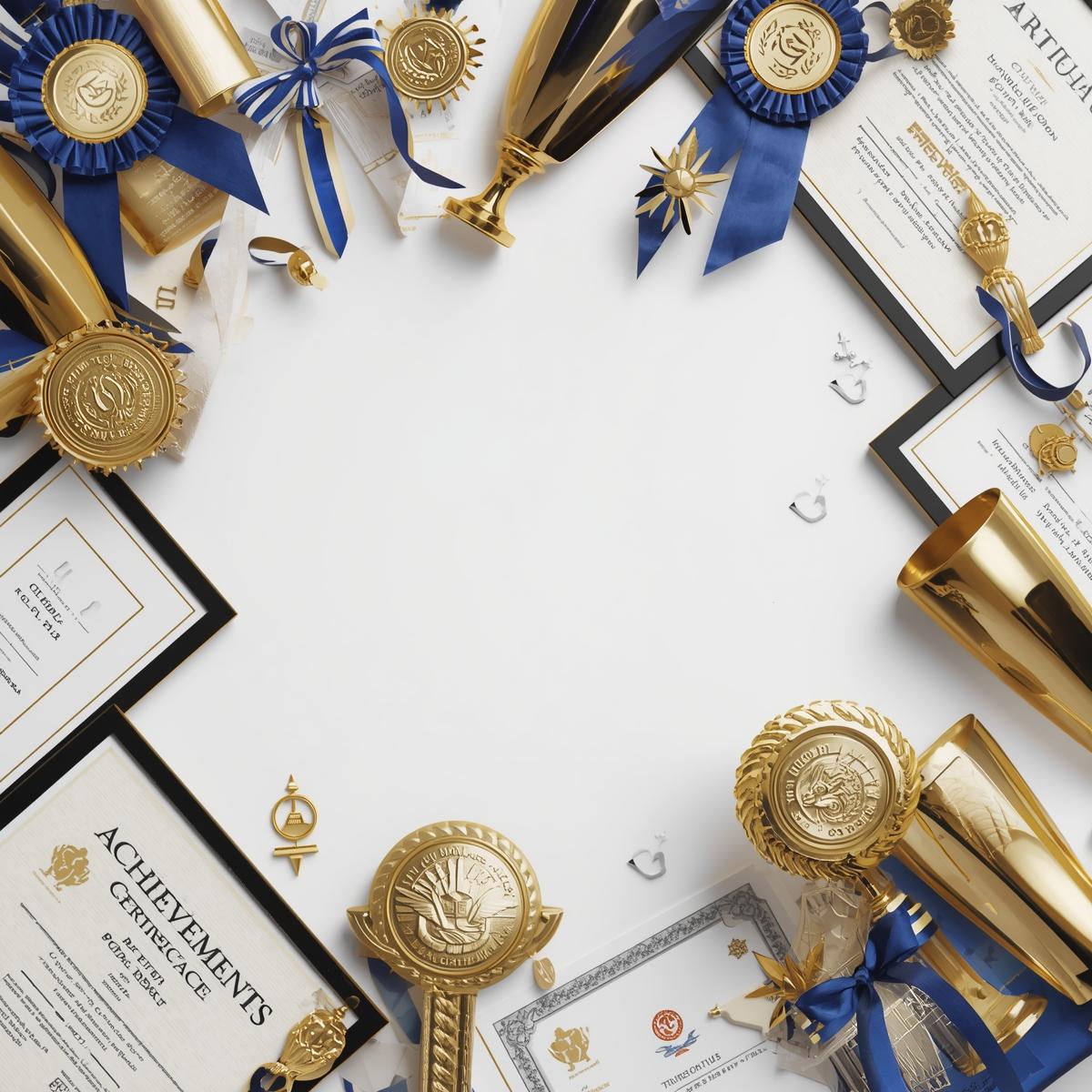 Achievements & Certificates Showcase