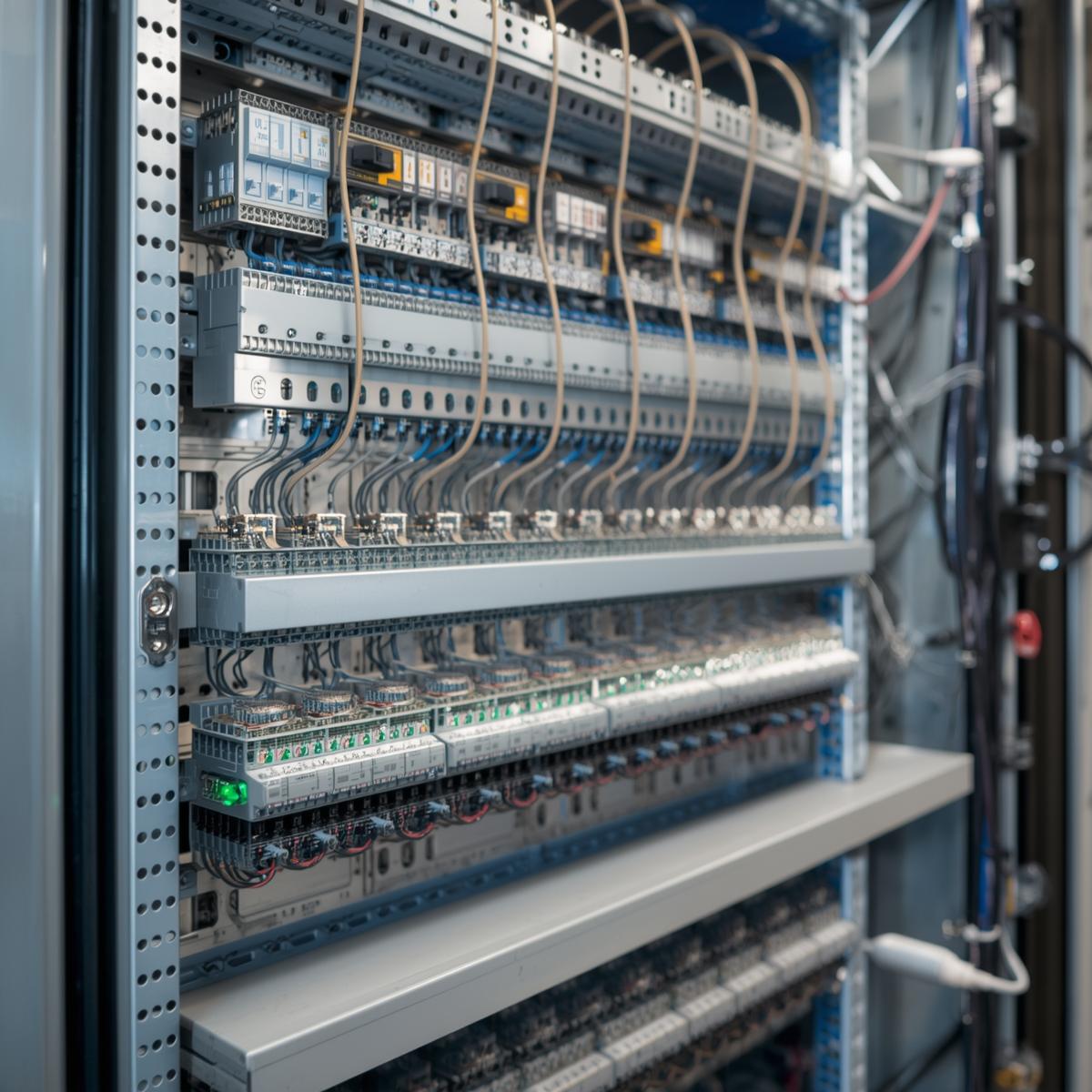 L.T. Pannel Tray and Cabeling